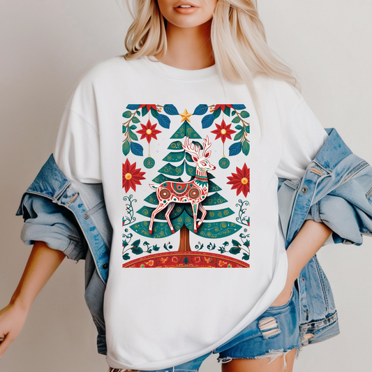 Cultural Fusion Christmas T-Shirt | Festive Fusion Collection PL11