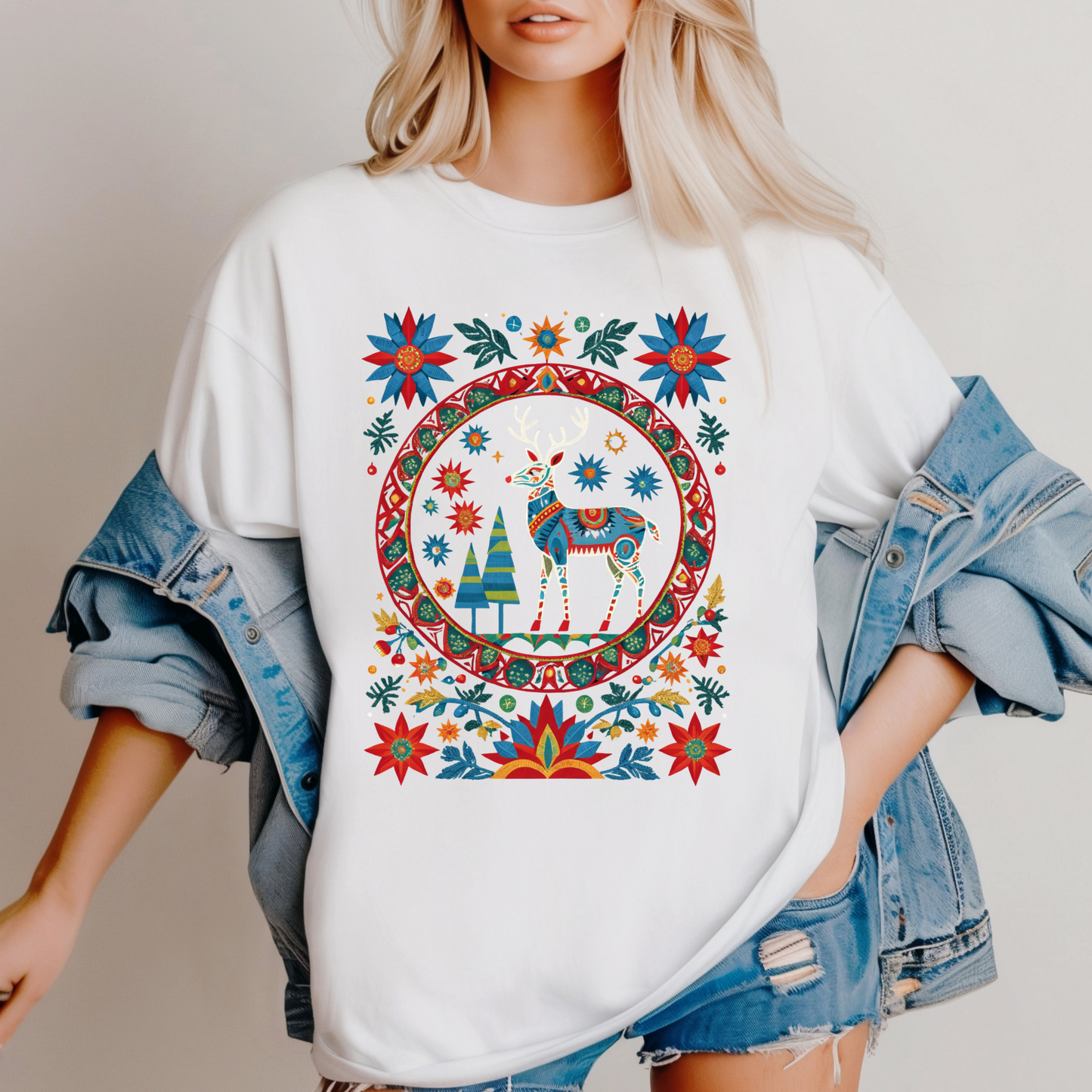 Cultural Fusion Christmas T-Shirt | Festive Fusion Collection PL12