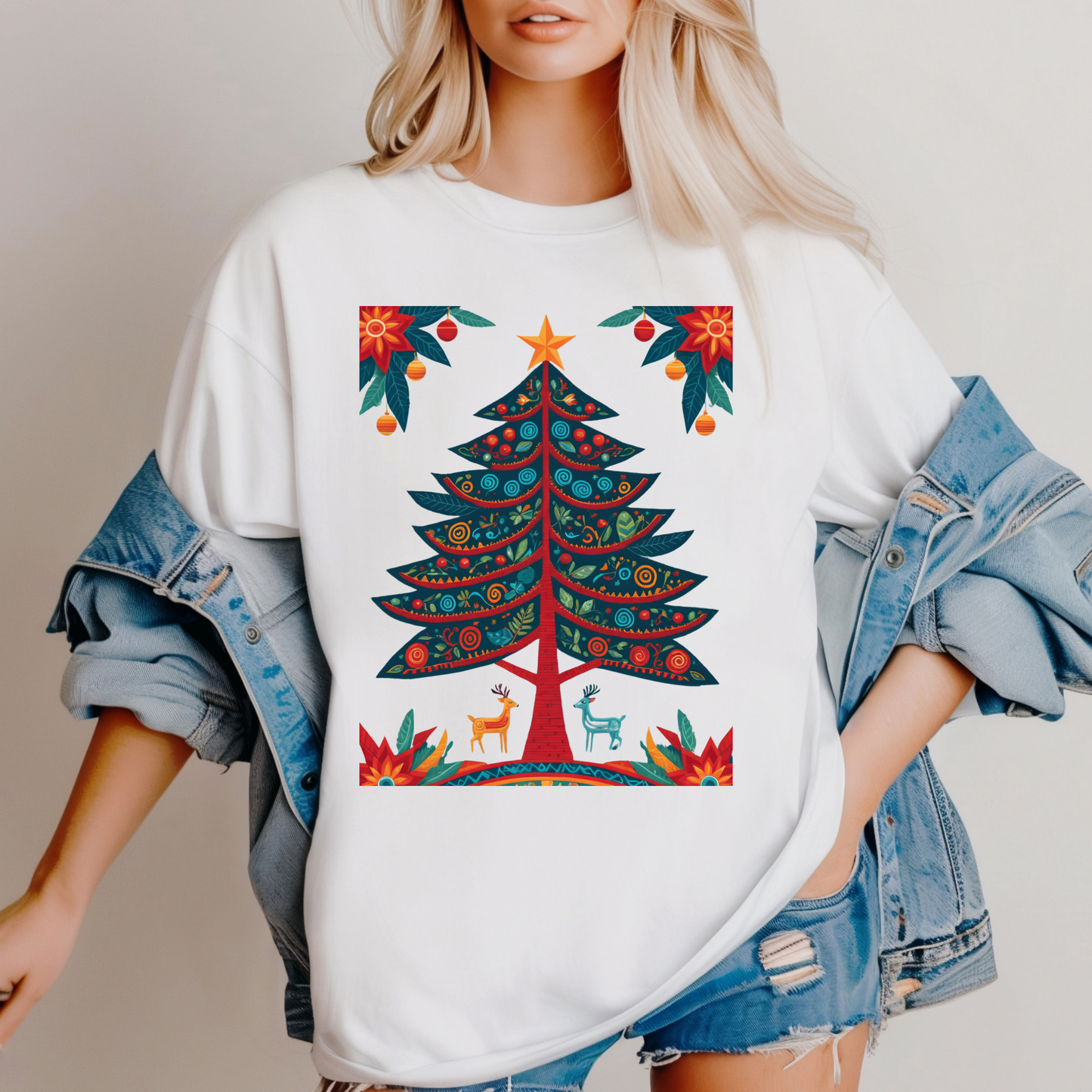 Cultural Fusion Christmas T-Shirt | Festive Fusion Collection PL13