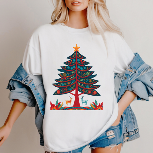 Cultural Fusion Christmas T-Shirt | Festive Fusion Collection PL14