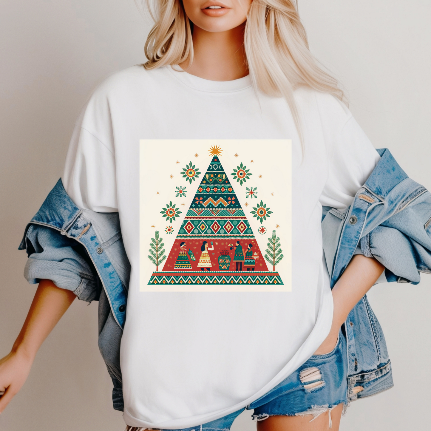 Cultural Fusion Christmas T-Shirt | Festive Fusion Collection R2