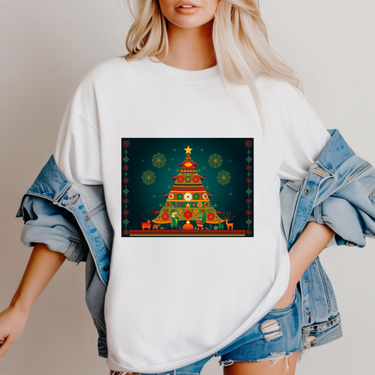 Cultural Fusion Christmas T-Shirt | Festive Fusion Collection BS0