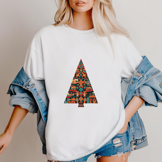 Cultural Fusion Christmas T-Shirt | Festive Fusion Collection IFX5