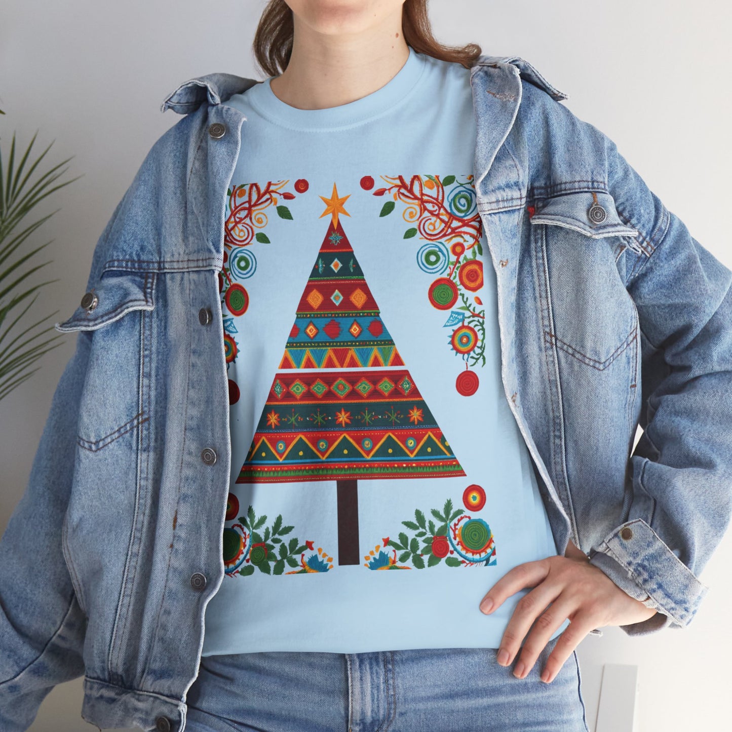 Cultural Fusion Christmas T-Shirt | Festive Fusion Collection PL4