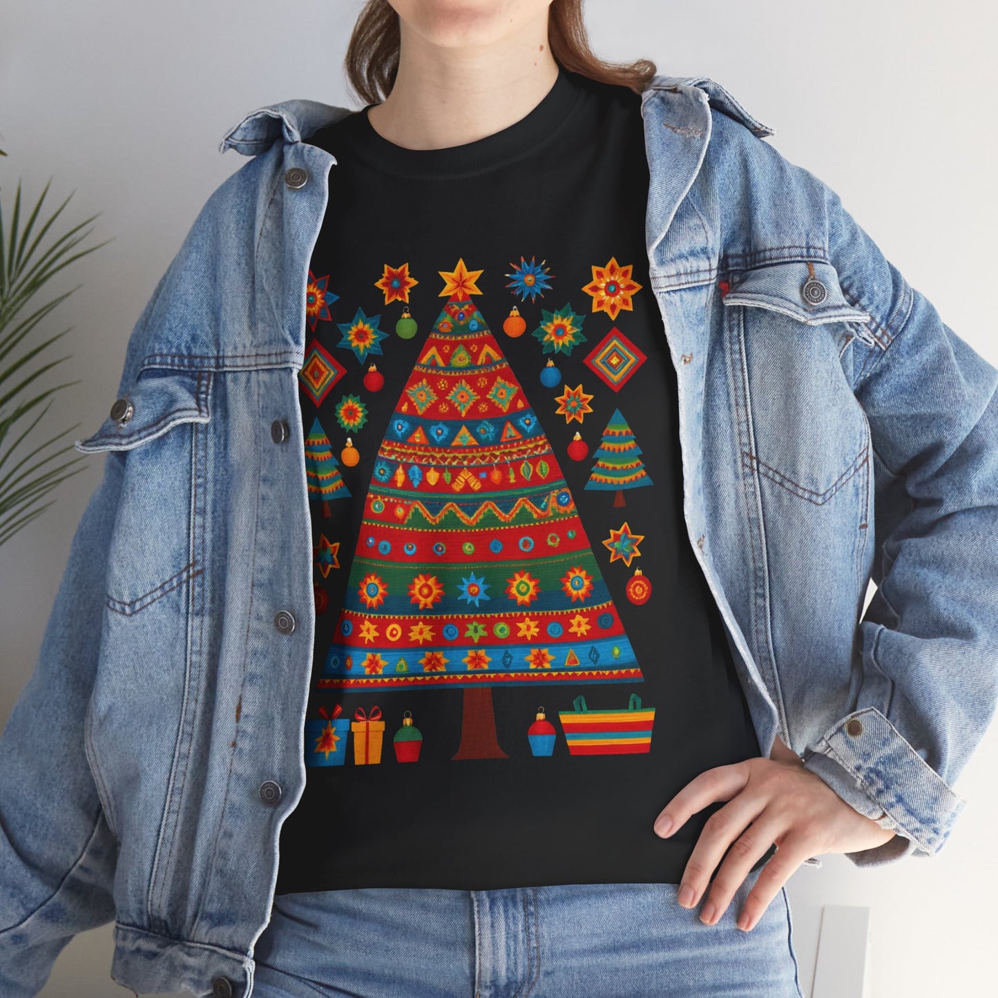 Cultural Fusion Christmas T-Shirt | Festive Fusion Collection PL0