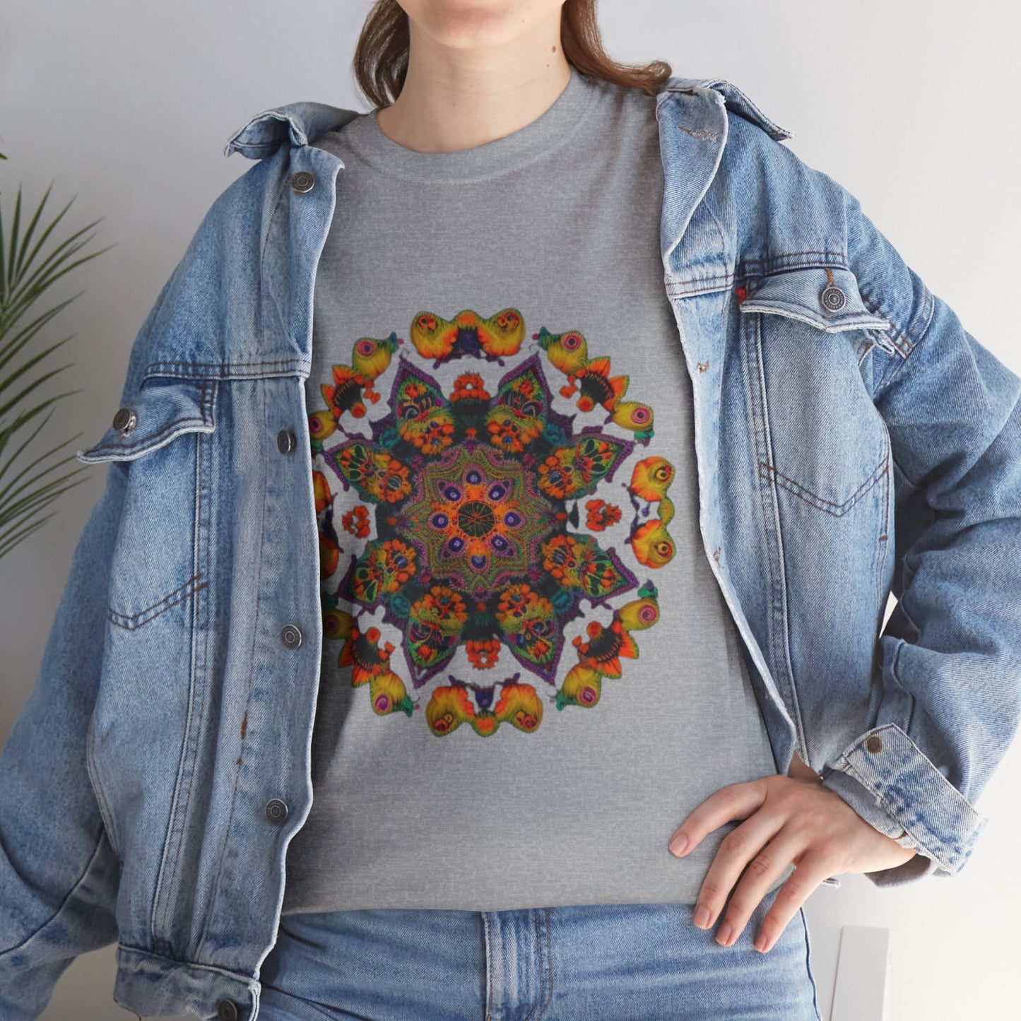 Cosmic Spirits: Huichol x Day of the Dead T-Shirt | Fusion Collection P14