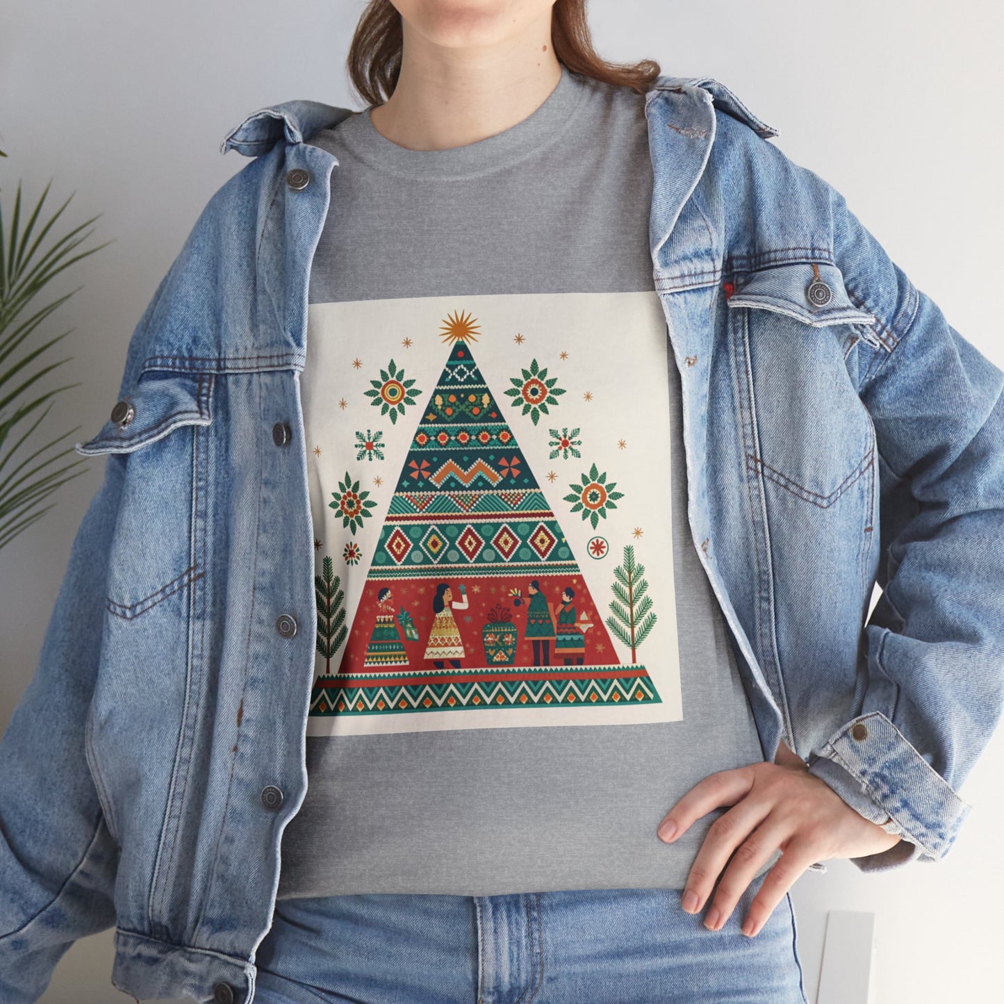 Cultural Fusion Christmas T-Shirt | Festive Fusion Collection R2