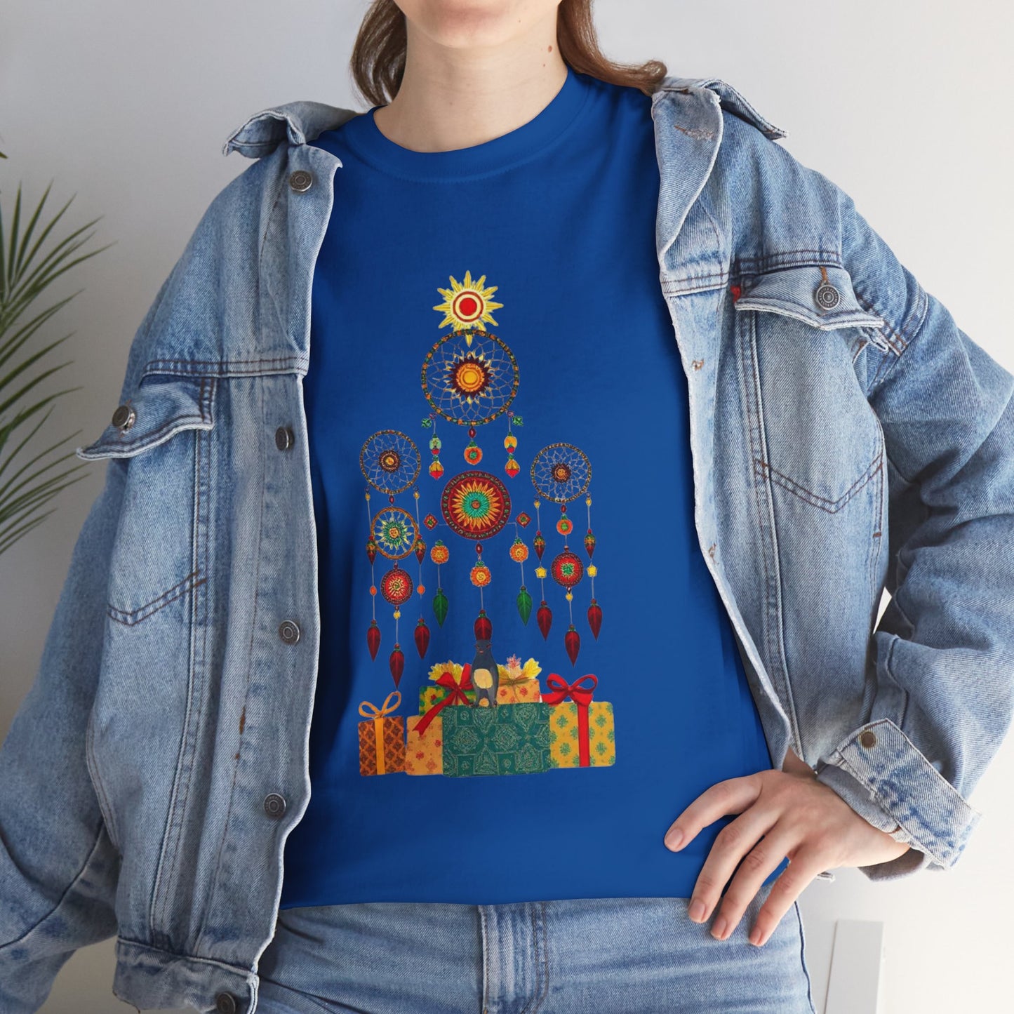 Huichol Dreamcatcher Christmas T-Shirt | Huichol Holiday Magic Collection BS0