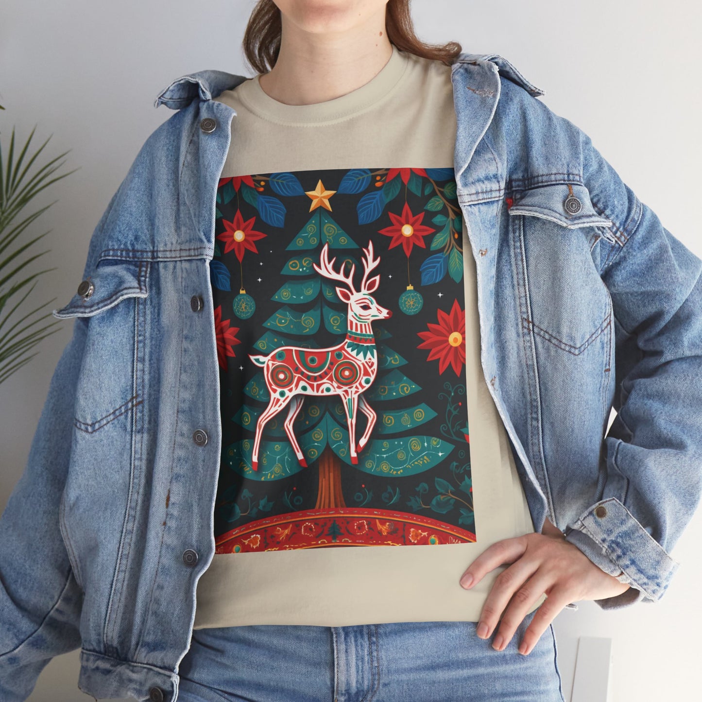 Cultural Fusion Christmas T-Shirt | Festive Fusion Collection PL7