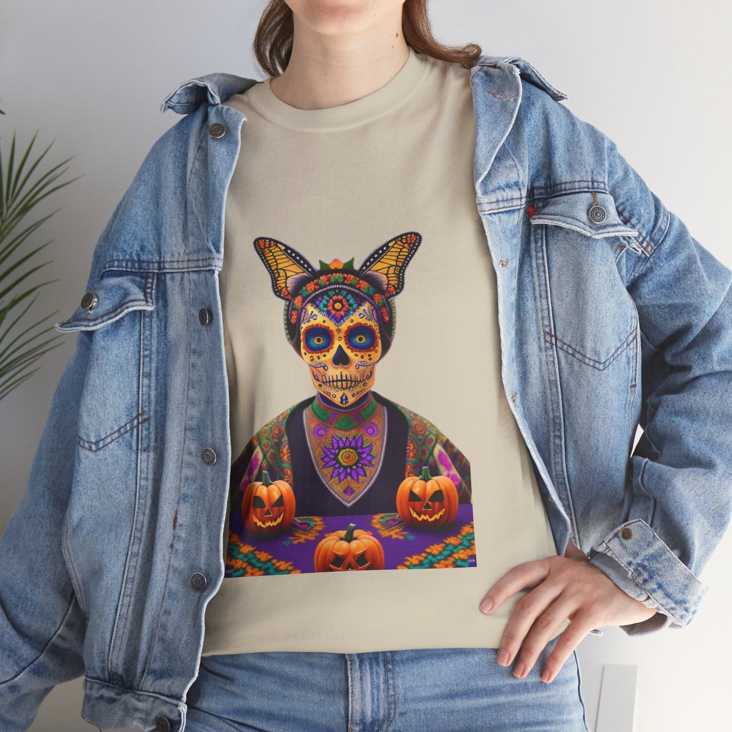 Cosmic Spirits: Huichol x Day of the Dead T-Shirt | Fusion Collection P12