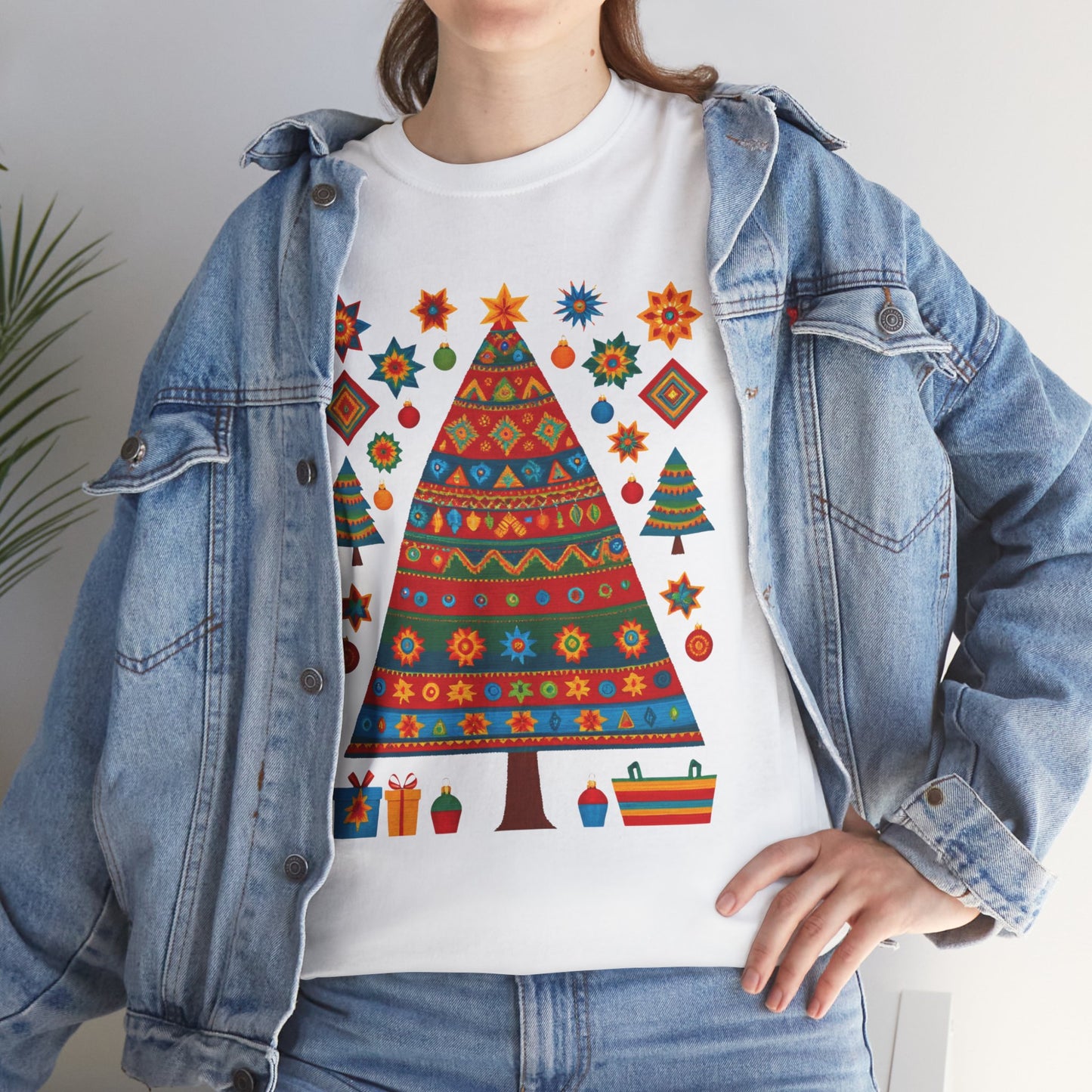 Cultural Fusion Christmas T-Shirt | Festive Fusion Collection PL0