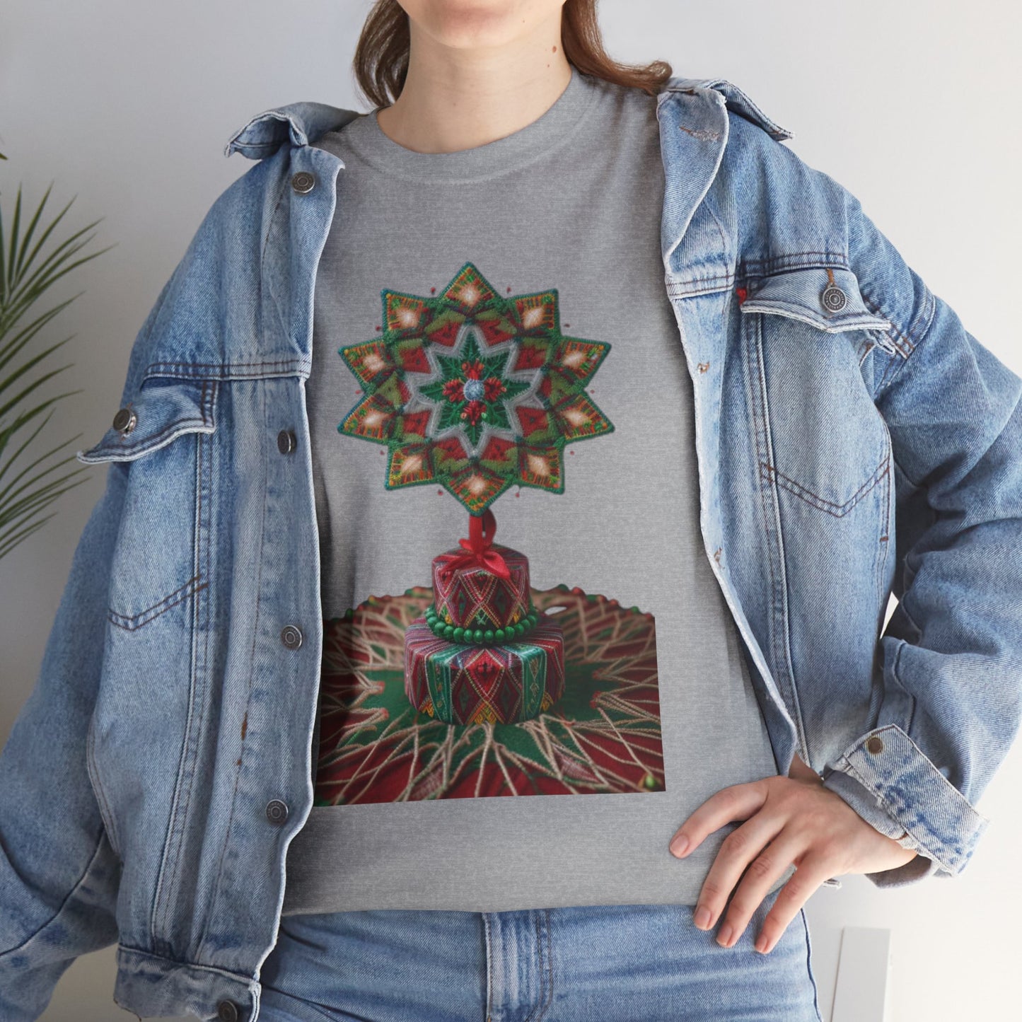 Huichol Dreamcatcher Christmas T-Shirt | Huichol Holiday Magic Collection P3