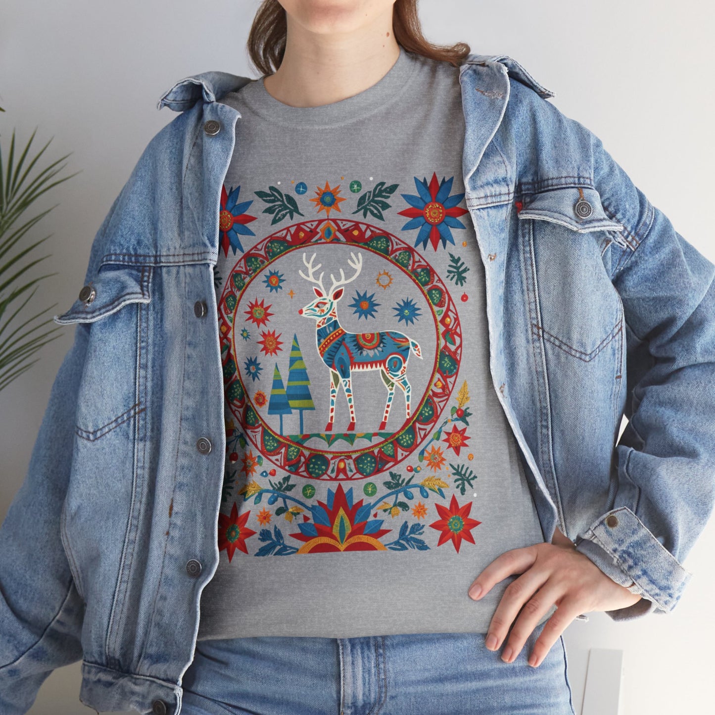 Cultural Fusion Christmas T-Shirt | Festive Fusion Collection PL12