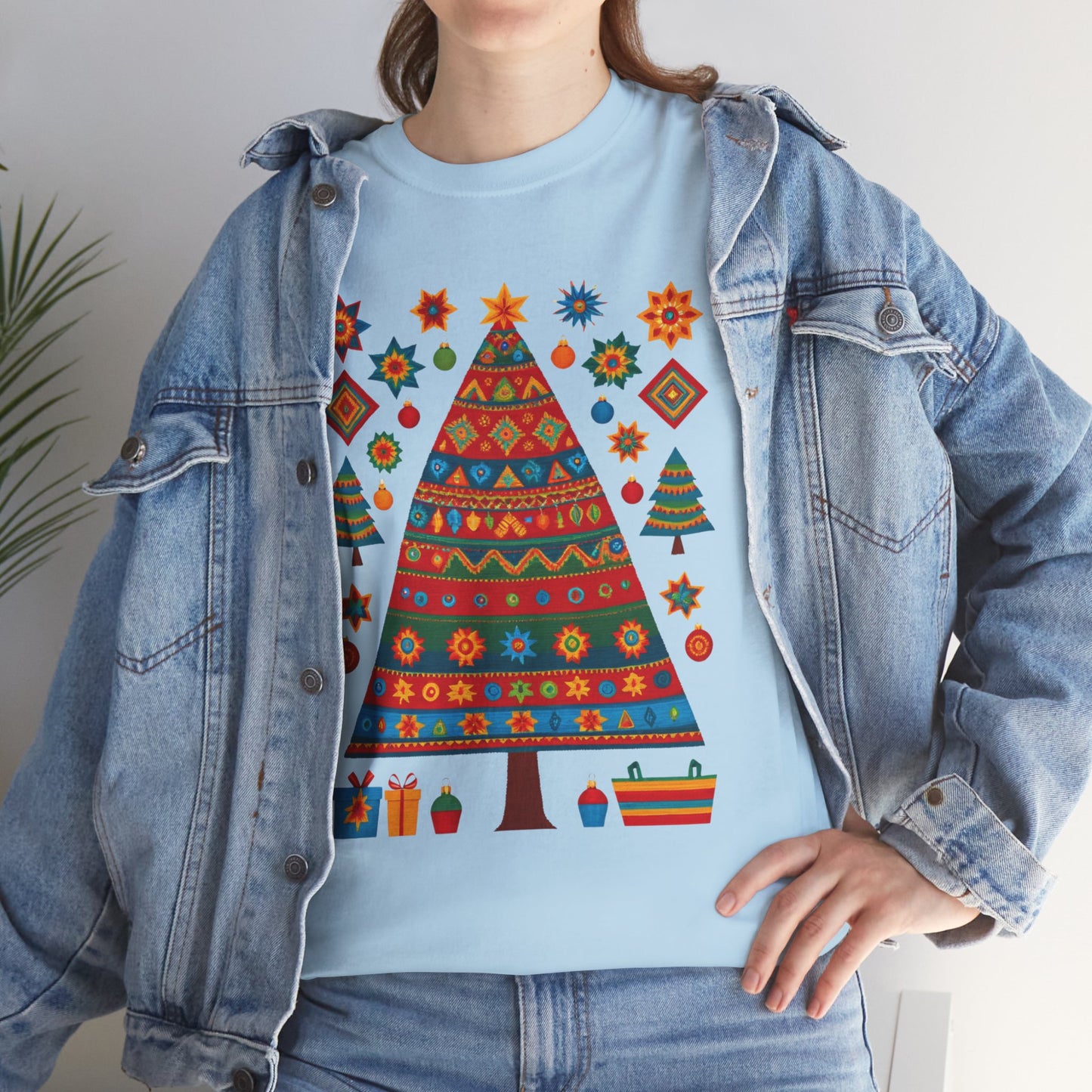 Cultural Fusion Christmas T-Shirt | Festive Fusion Collection PL0