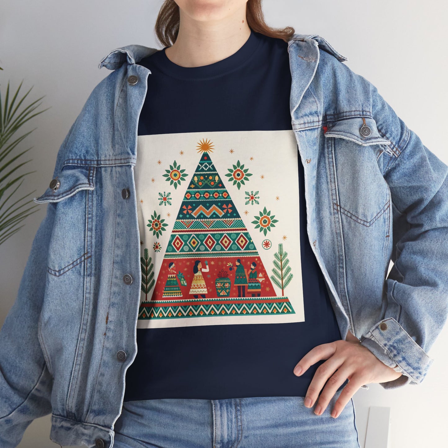 Cultural Fusion Christmas T-Shirt | Festive Fusion Collection R2