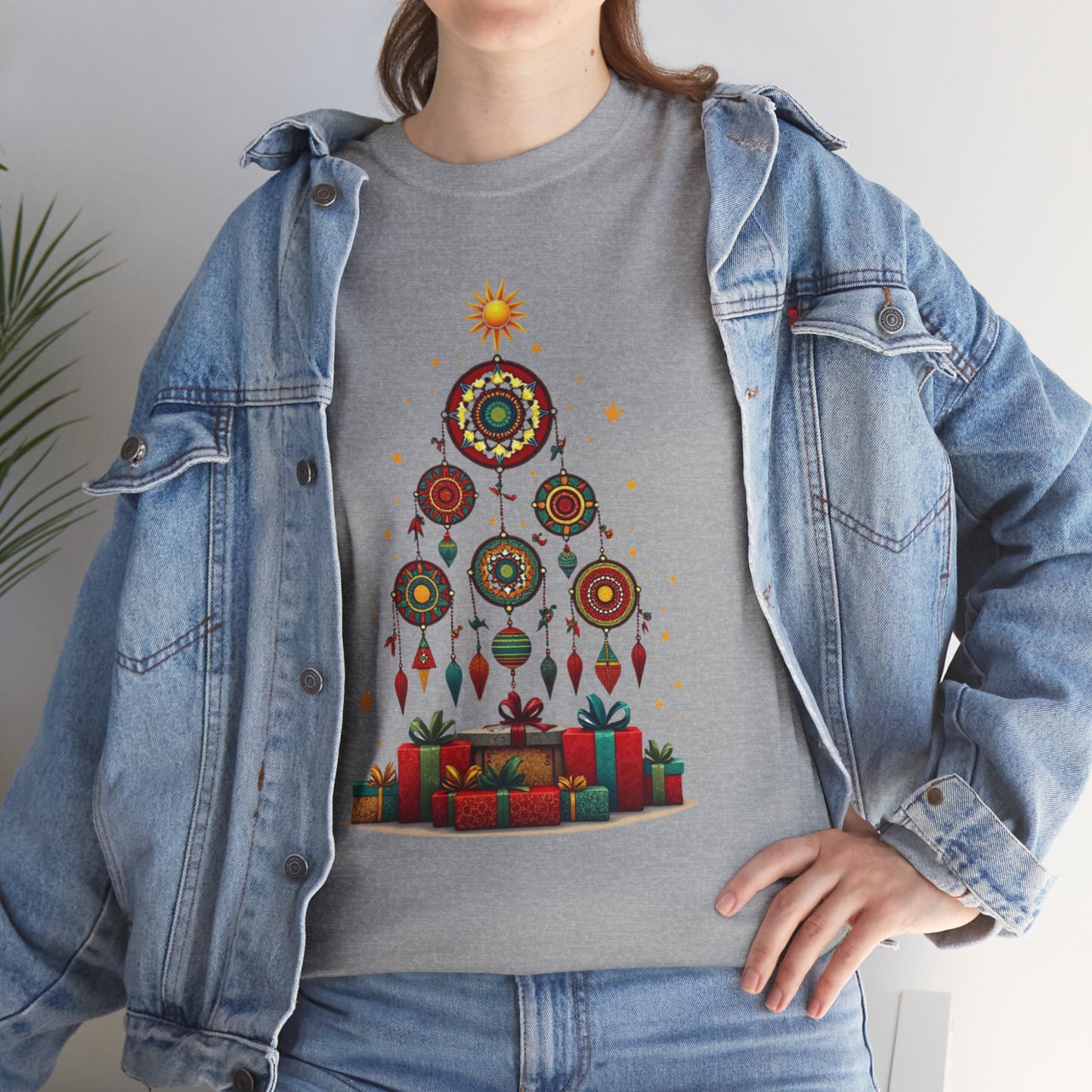 Huichol Dreamcatcher Christmas T-Shirt | Huichol Holiday Magic Collection PP0