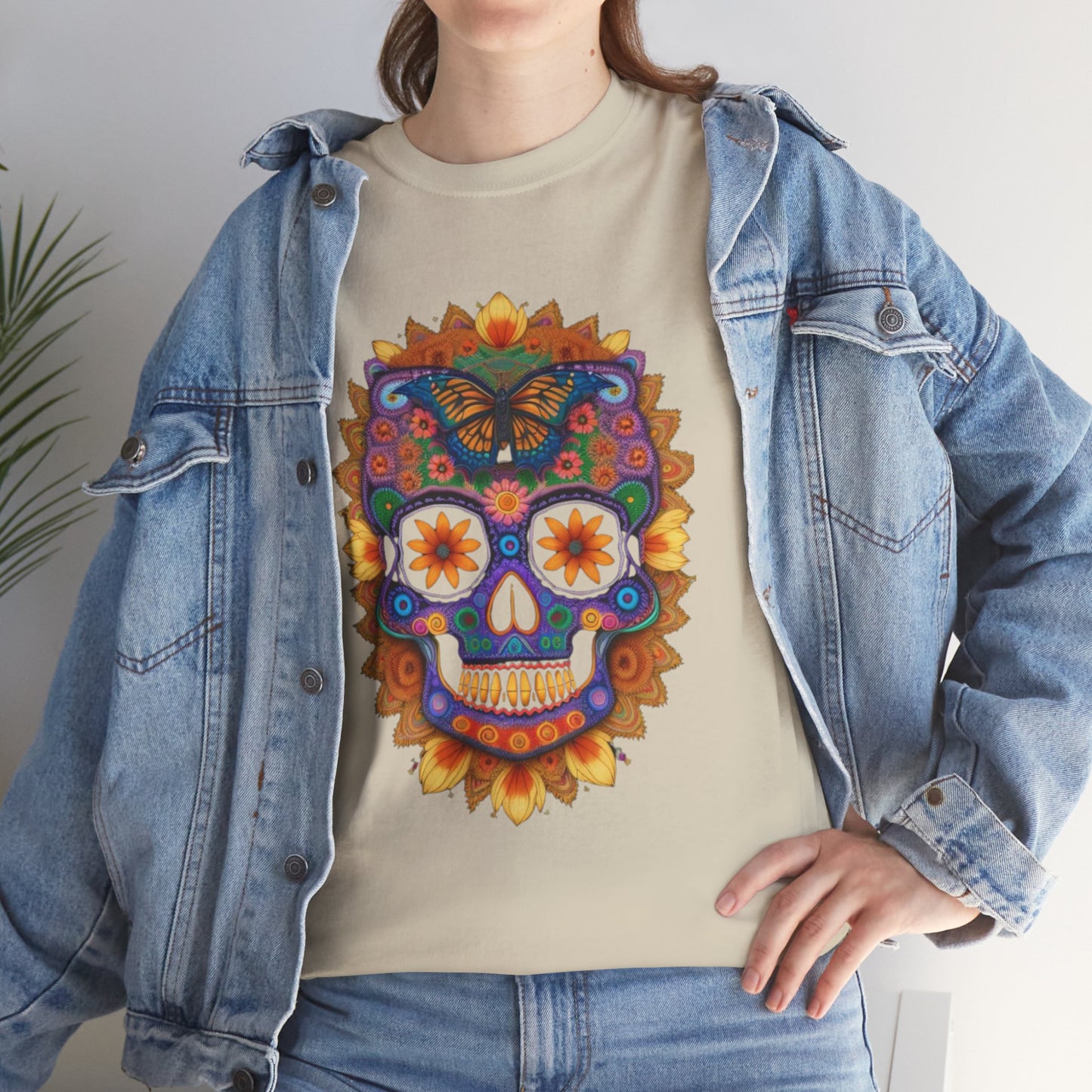 Cosmic Spirits: Huichol x Day of the Dead T-Shirt | Fusion Collection P10