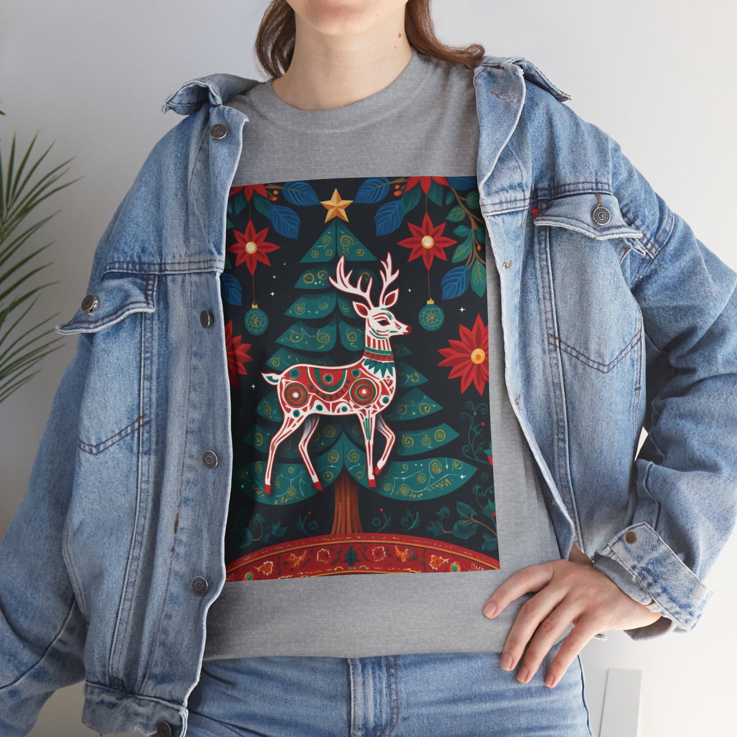 Cultural Fusion Christmas T-Shirt | Festive Fusion Collection PL7