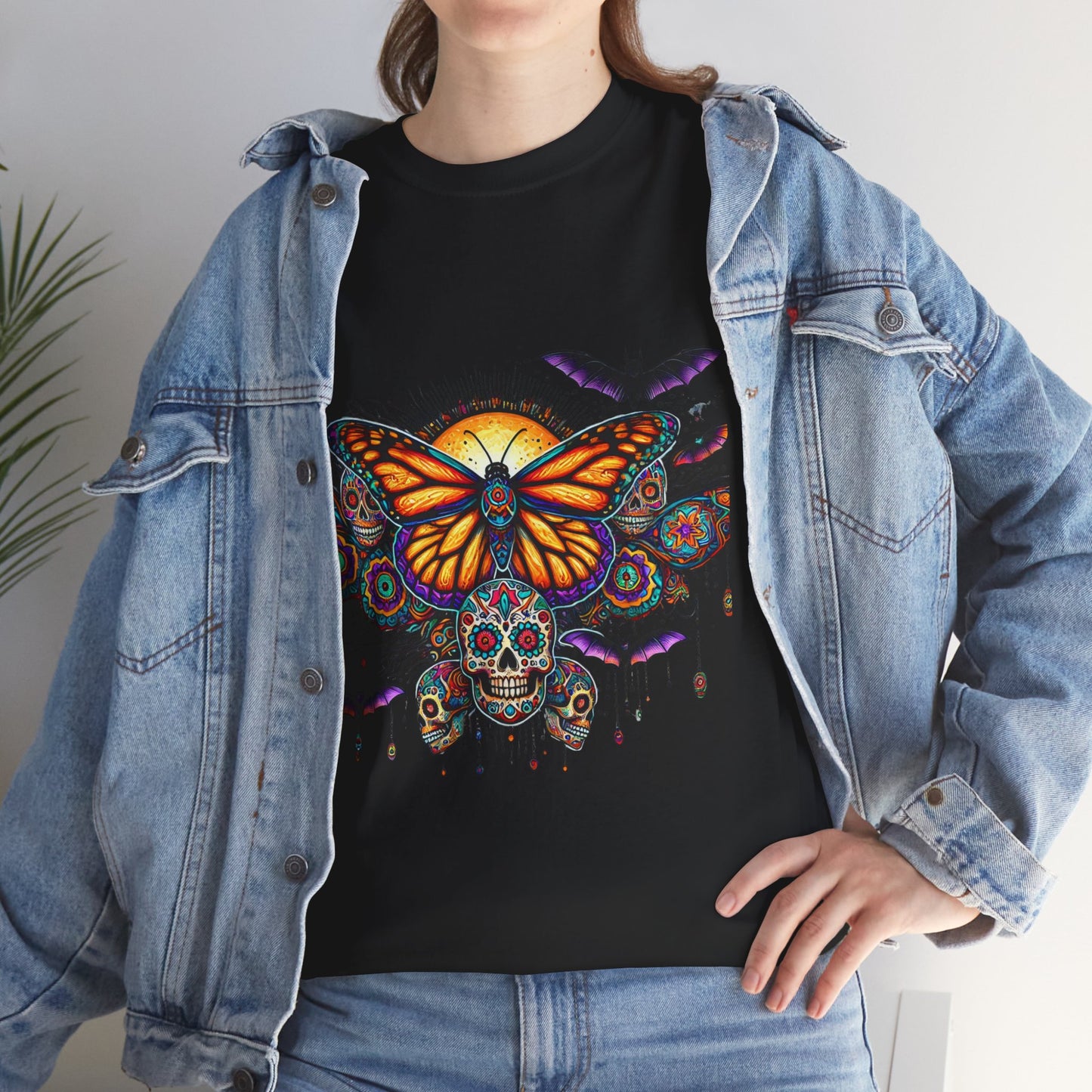 Cosmic Spirits: Huichol x Day of the Dead T-Shirt | Fusion Collection CG2