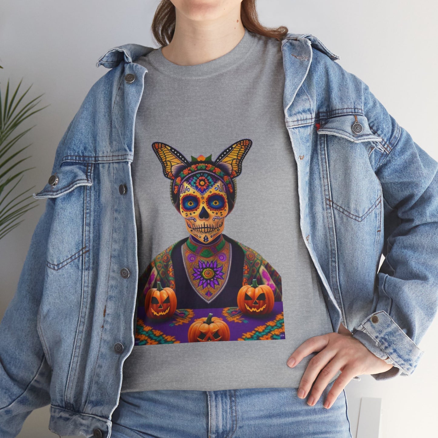 Cosmic Spirits: Huichol x Day of the Dead T-Shirt | Fusion Collection P12