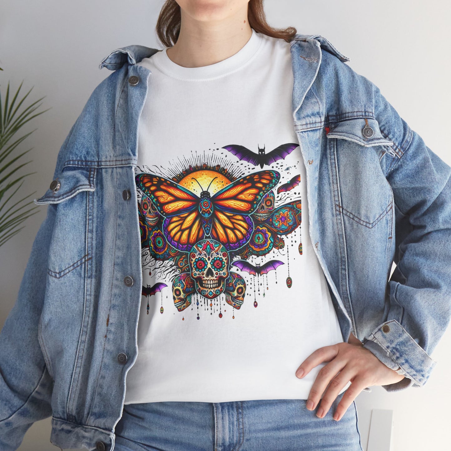 Cosmic Spirits: Huichol x Day of the Dead T-Shirt | Fusion Collection CG2